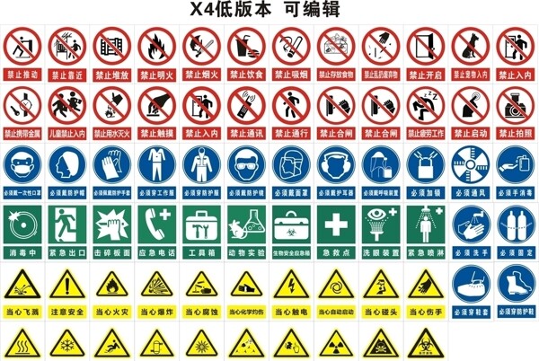 各类安全警示标志