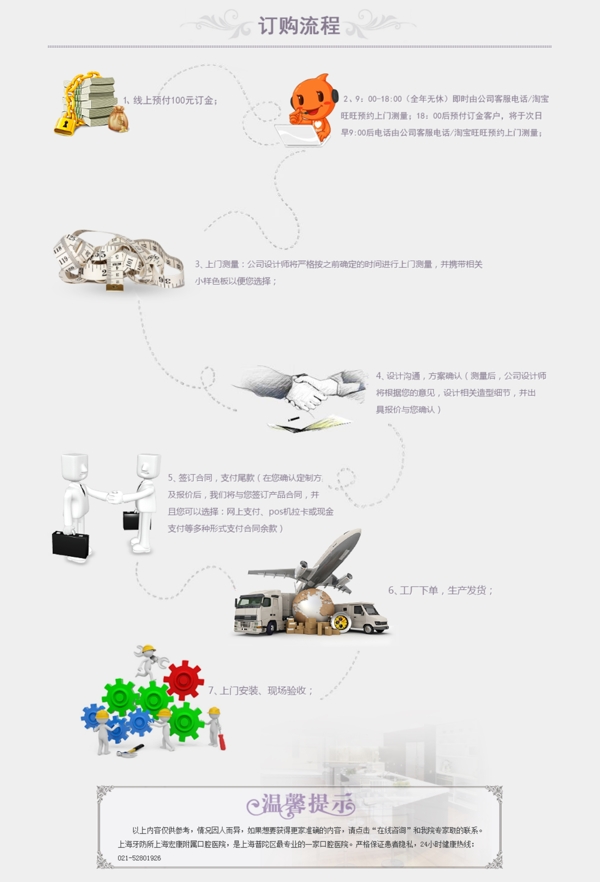 订购流程详情页面图片