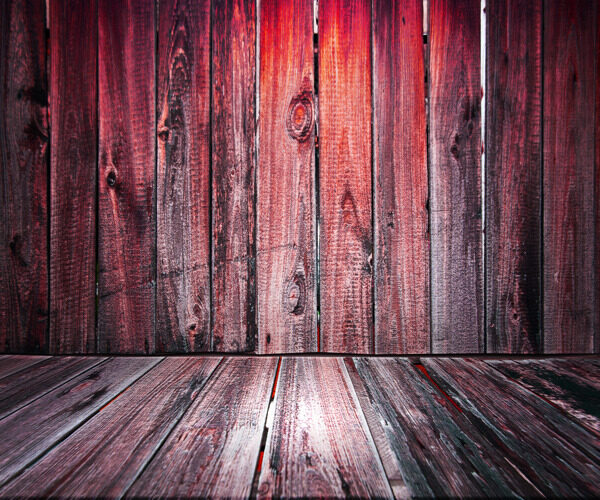 红色的木地板背景