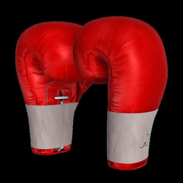 红色拳击手套免抠png透明图层素材