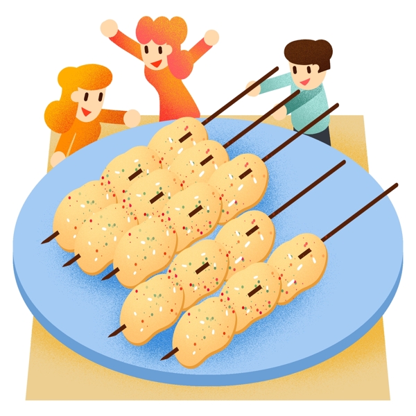 夏季撸串烤土豆