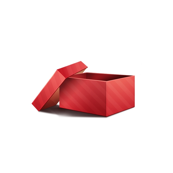 红色的礼物盒素材