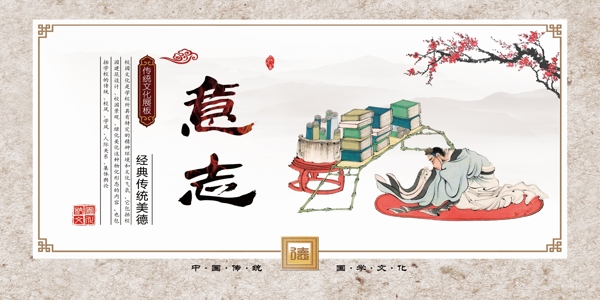 2017中国传统国学文化展板设计