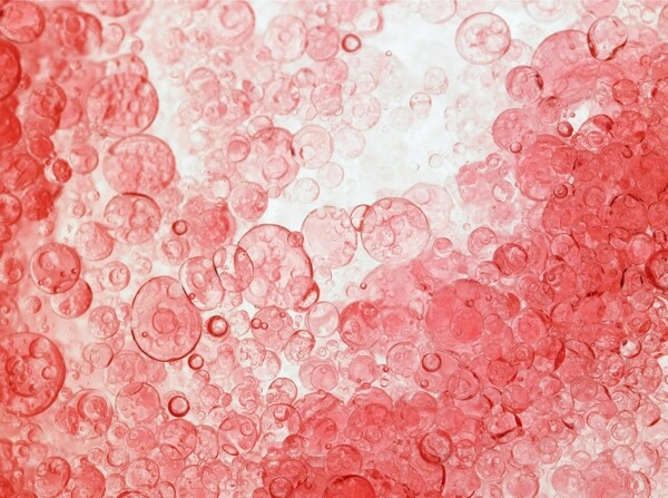 红色动感水泡水纹图片