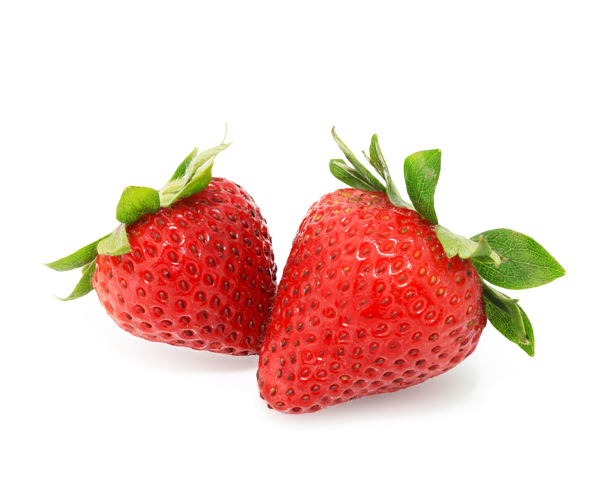两个草莓图片