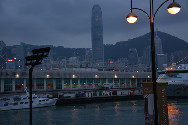 夜景海湾灯光风景