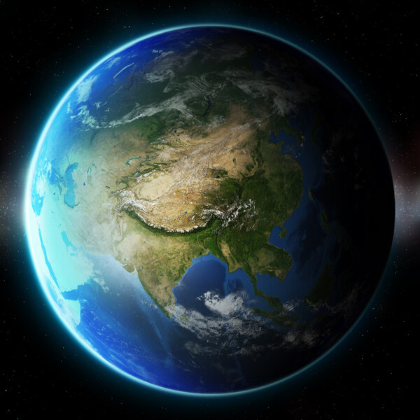 地球上的中国版土图片