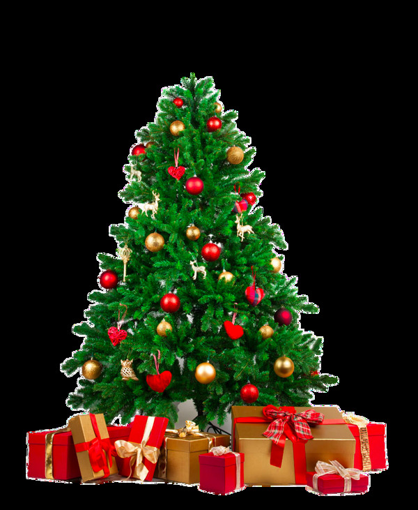 圣诞树圣诞礼物PNG元素