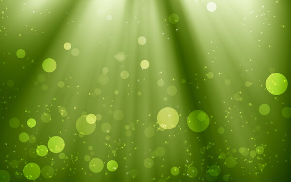 绿色梦幻光晕光线图片