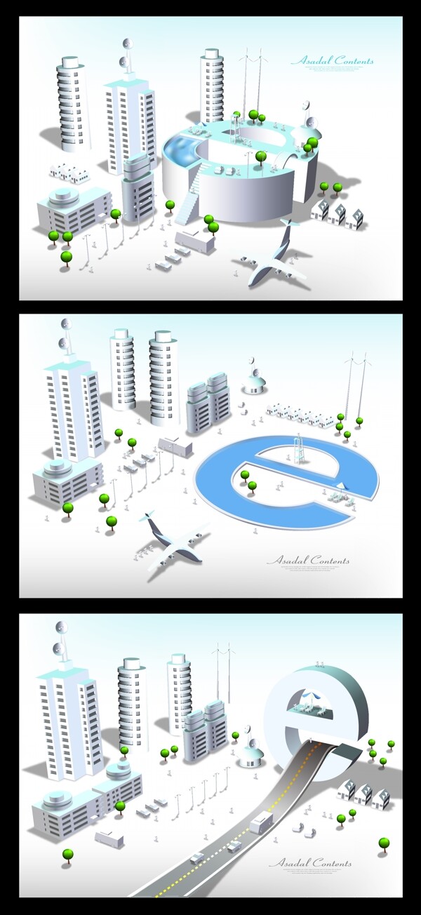 商务城市商务背景图片