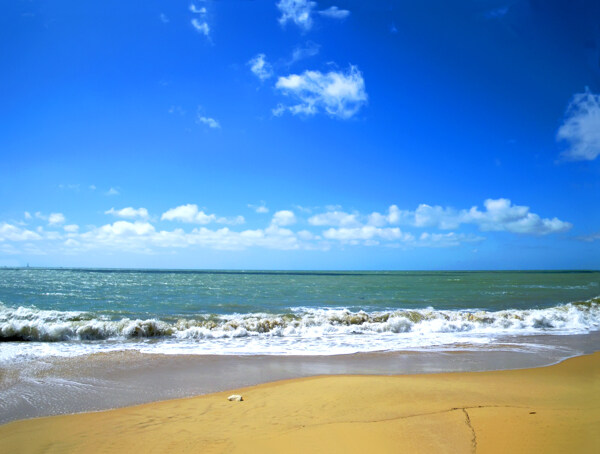 海岸海浪图片