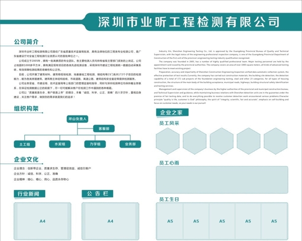 公司宣传栏图片