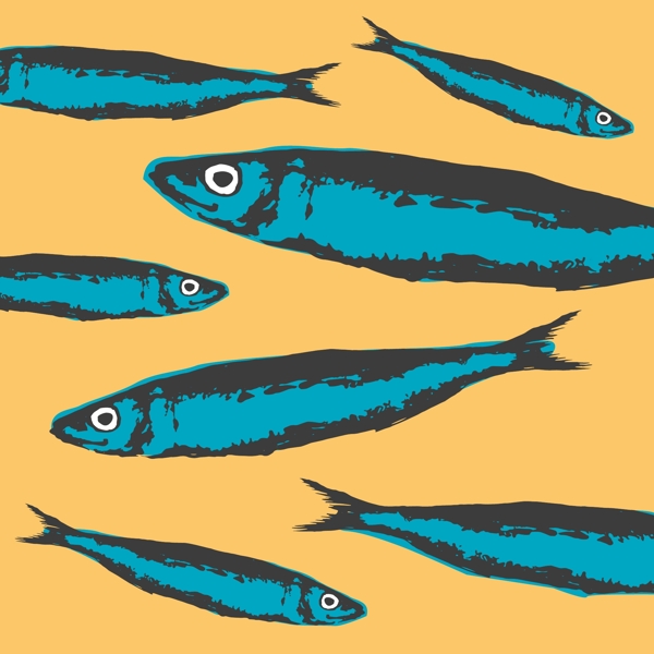 鱼的图案设计