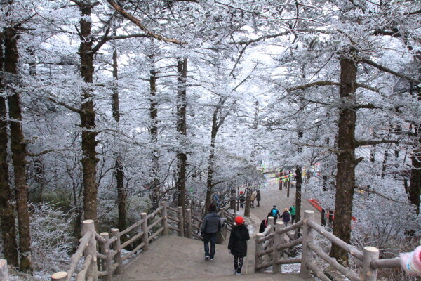 峨眉雪景