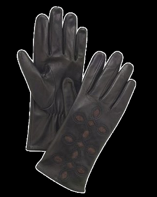黑色冬季手套免抠png透明素材