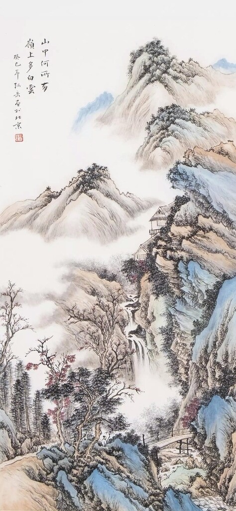 山水水墨画