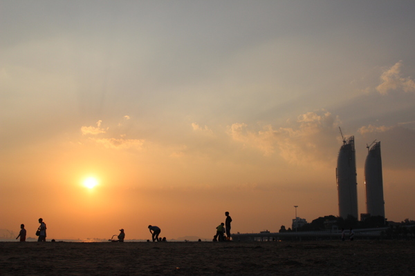 夕阳图片