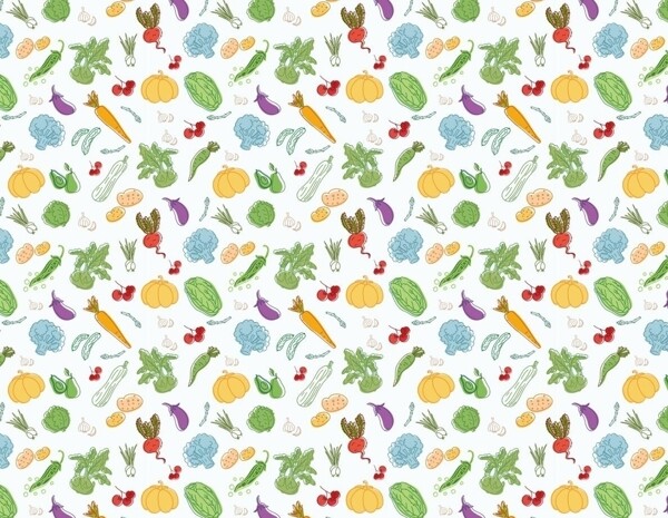 卡通蔬菜壁纸