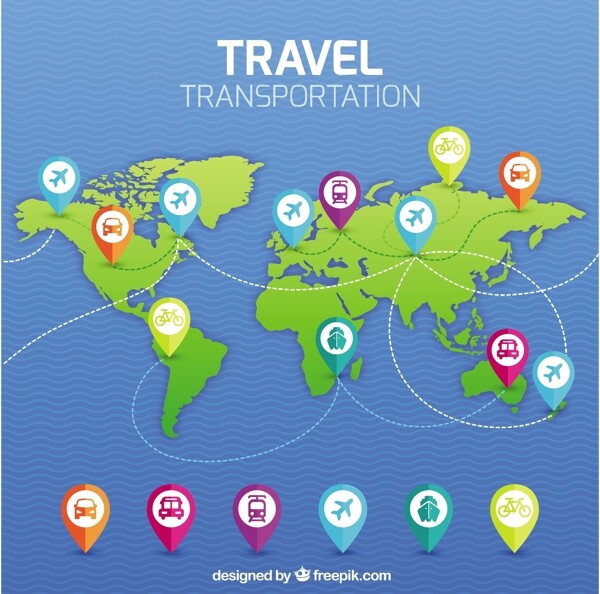 旅游交通地图