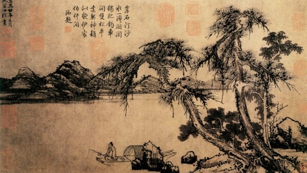 山水名画40图片