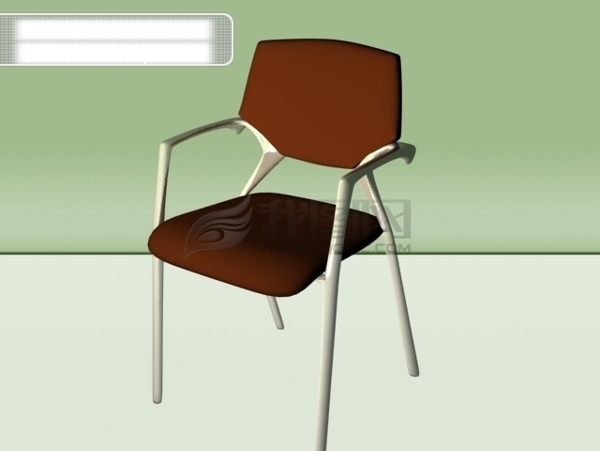3d欧式简单靠椅