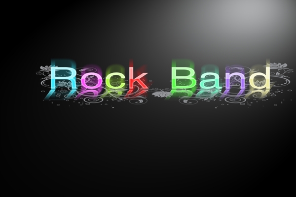 rockband英文字母图片