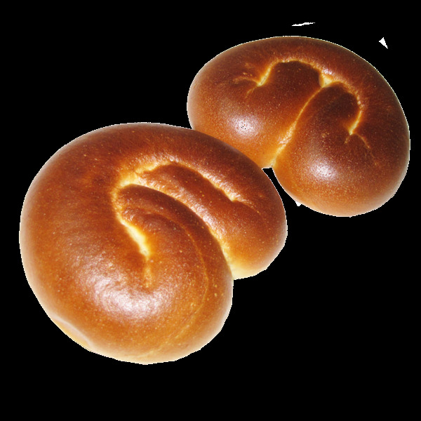 圆形的小面包免抠png透明图层素材