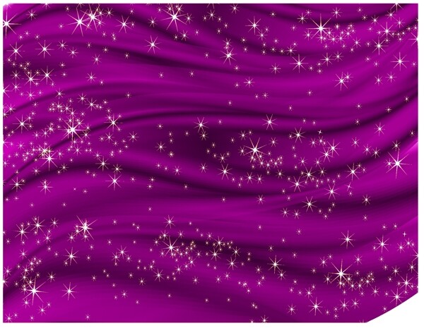 紫红色渐变星空矢量素材