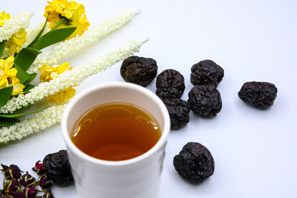 茶与黑枣图片