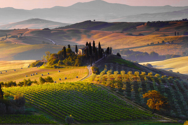 意大利农庄风景图片