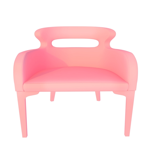 粉色椅子
