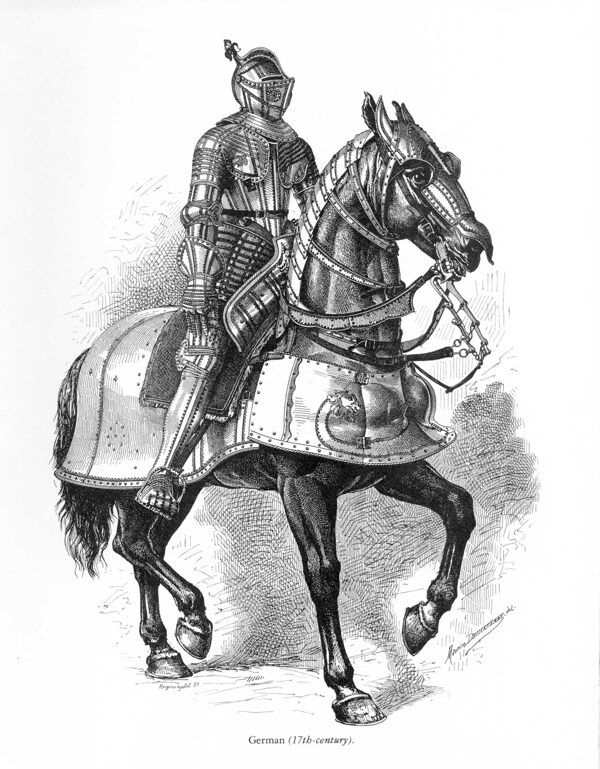 欧洲古代兵器盔甲骑士2图片