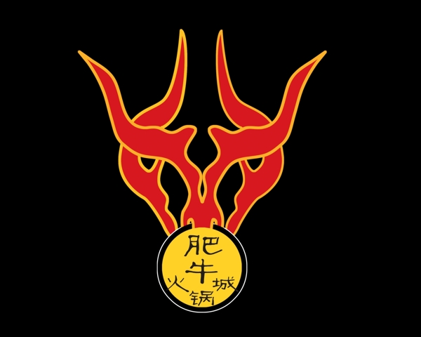 肥牛火锅城logo图片