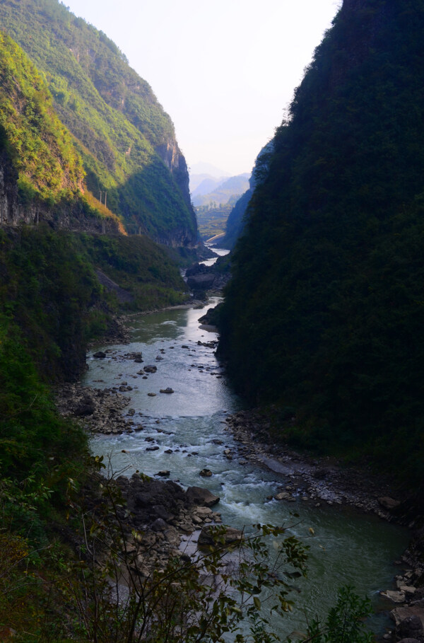 小河风光图片