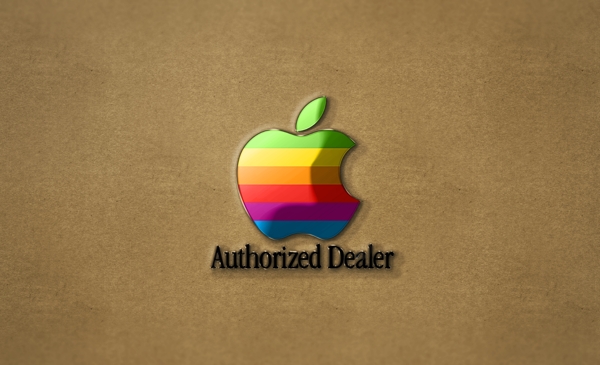 苹果logo样机素材智能贴图