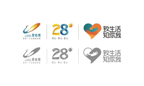 碧桂园28组合LOGO