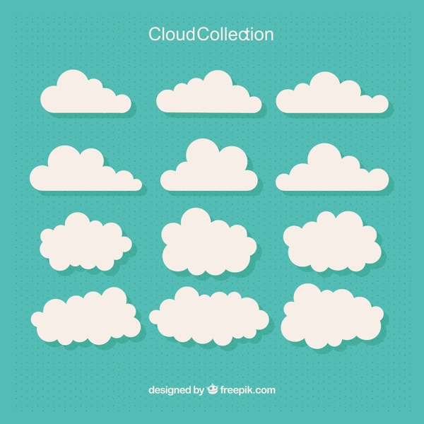 收集不同形状的云彩