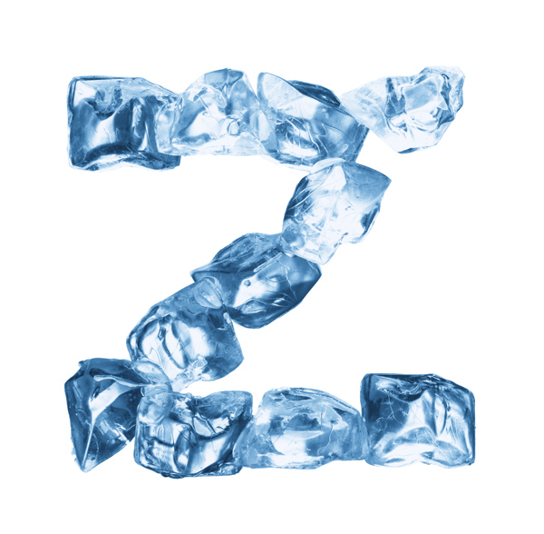 冰块字母Z图片