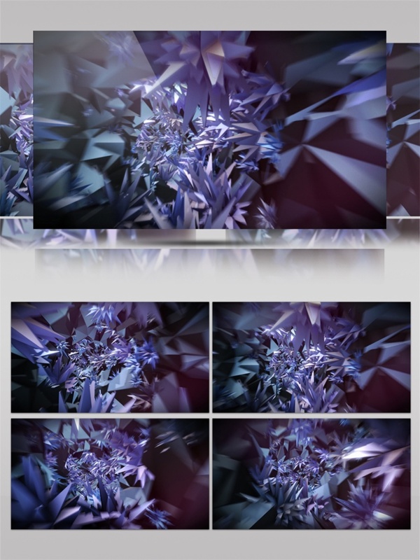 紫色迷幻光斑视频素材