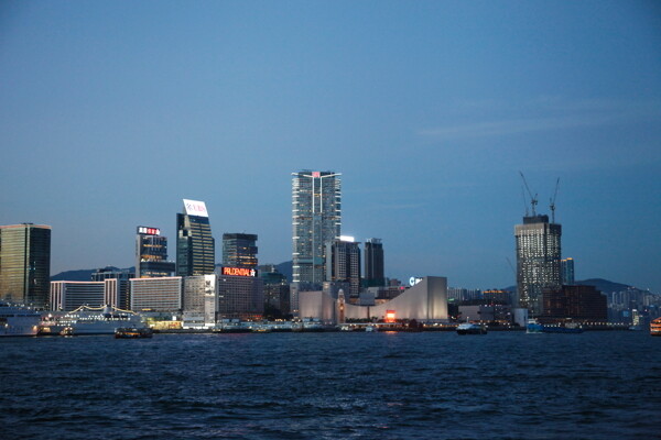 维港夜景图片