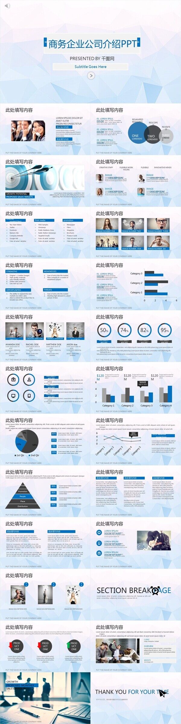 商务企业公司介绍PPT