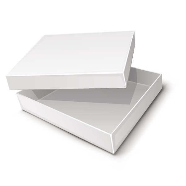 饮料纸盒盒坯矢量素材