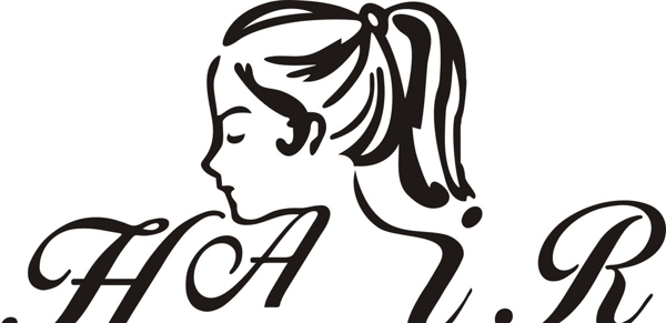 HAIR女孩logo