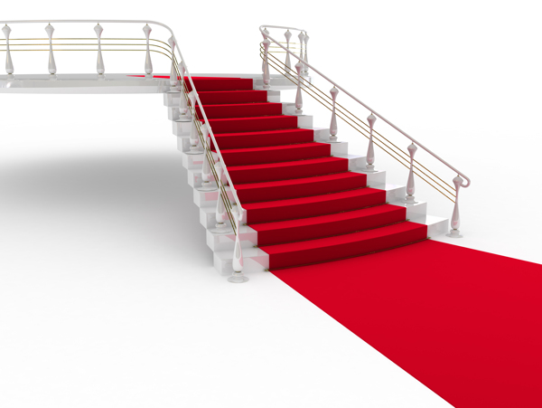 创意红地毯阶梯高清图片