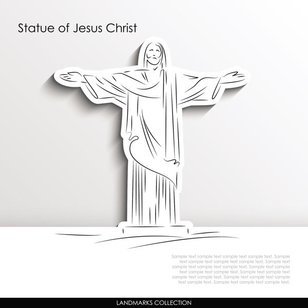 巴西耶稣雕像图片