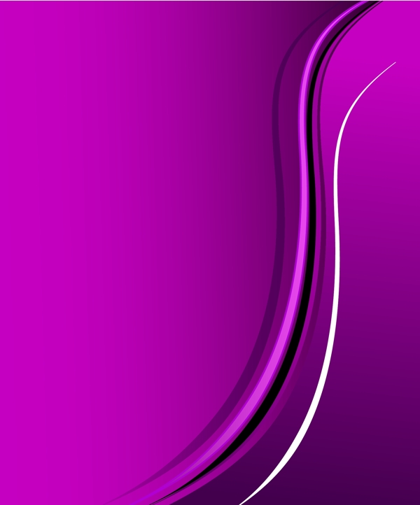 紫色曲线背景矢量