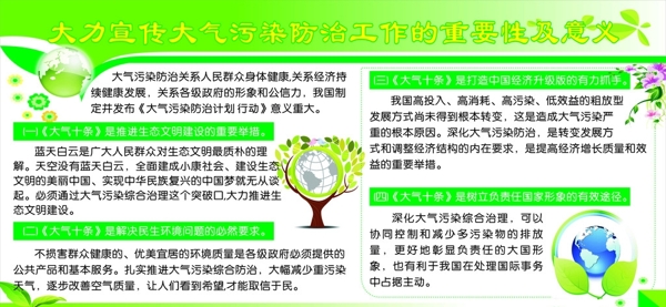 大力宣传大气污染防治工作