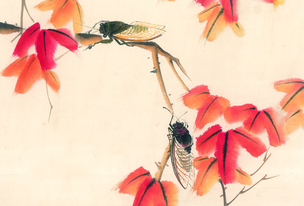 中国画昆虫图片
