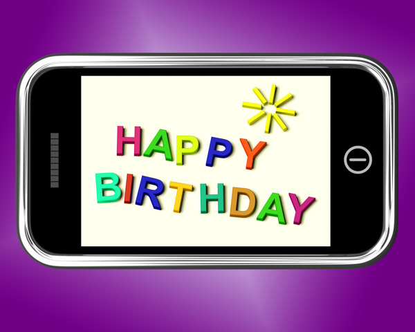 生日快乐短信在手机显示互联网的问候
