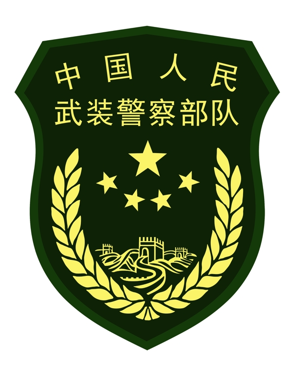 中国人民武装警察部队16式臂章
